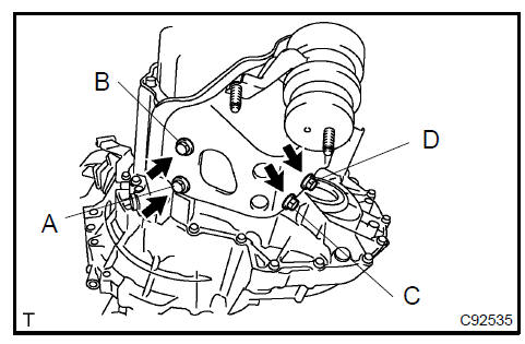  Install engine mounting insulator LH