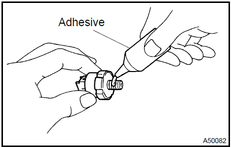 Install oil pressure switch