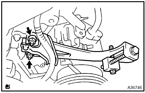 d. Remove the 3 bolts, the compressor and magnetic clutch.