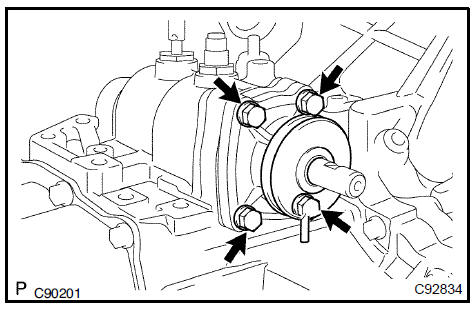 Remove control shaft cover