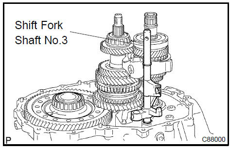 85. INSTALL GEAR SHIFT FORK No.1