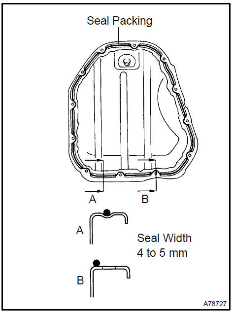  Install oil pan sub-assy No.2