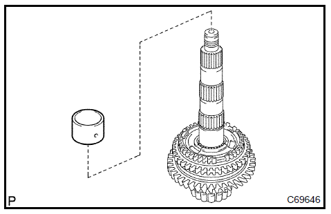  Install 2nd gear bush