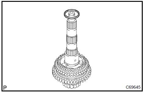  Install 2nd gear bearing spacer