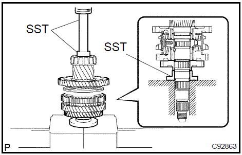 Install 3rd driven gear