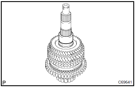 Install output gear spacer