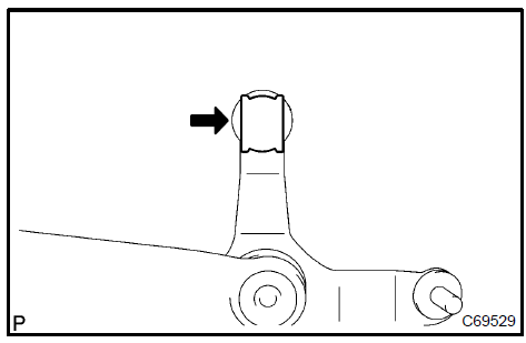 Remove control shift lever bush