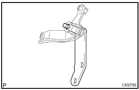 4. REMOVE SELECTING BELLCRANK DUST COVER