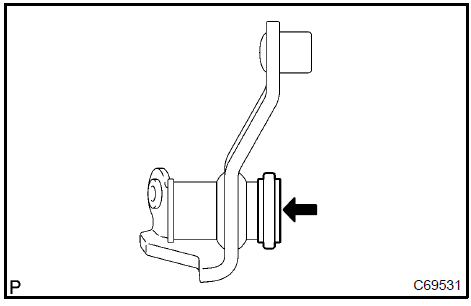 Remove selecting bellcrank dust cover No.2