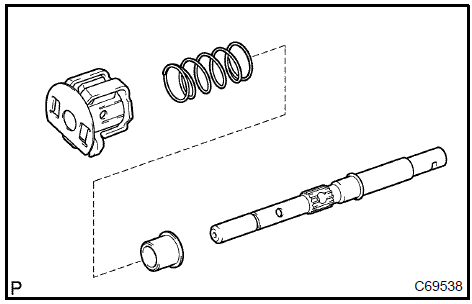 Install select spring seat No.1