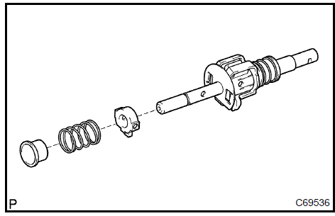 Install shift lever inner No.2