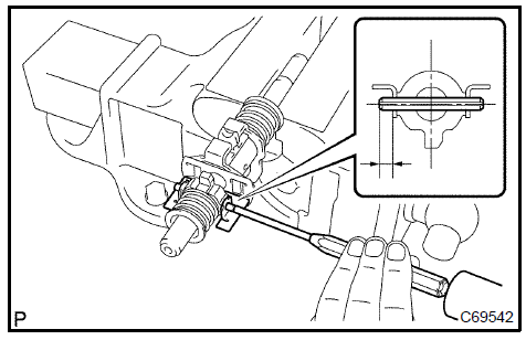 20. INSTALL SELECTING BELLCRANK No.2 BUSH