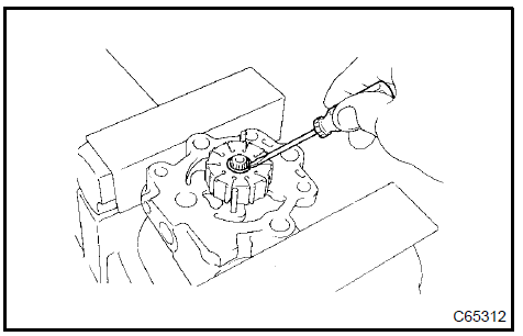 Remove vane pump rotor