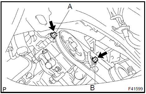 Install vane pump v belt