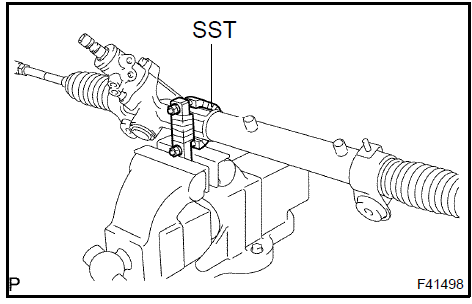 Fix rack & pinion power steering gear assy