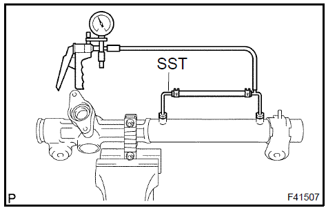 Air tightness test