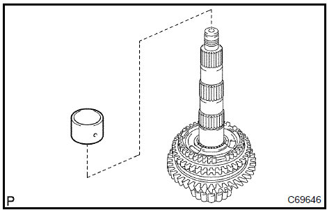 Remove 2nd gear bush