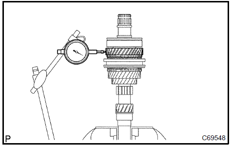  Inspect 4th gear radial clearance