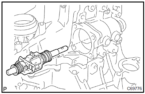  Install shift & select lever shaft assy