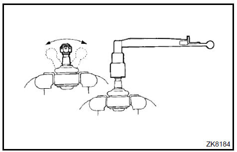  Inspect tie rod assy LH