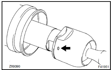 Inspect steering rack end sub-assy