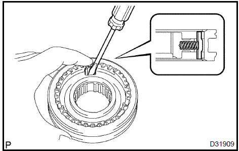 Install transmission hub sleeve No.2