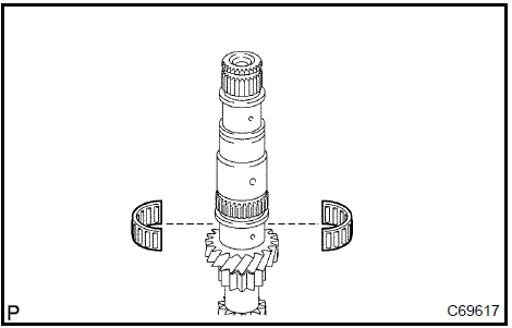 Install 3rd gear needle roller bearing