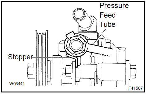 Connect pressure feed hose
