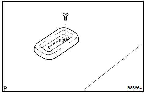 Remove rear seat back lock control bezel