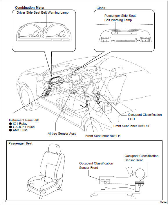 Rear seat belt