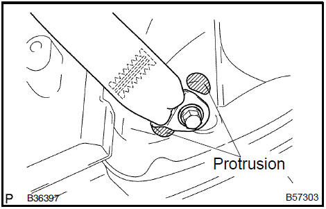 Install rear seat 3 point type belt assy outer