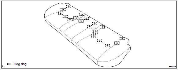 31. INSTALL REAR SEAT BACK HINGE SUB−ASSY