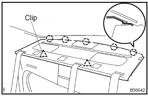 Remove package tray trim panel assy