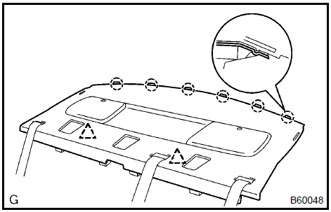 Remove package tray trim panel assy