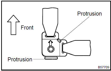 Install rear seat inner W/center belt assy RH