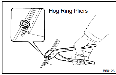 Install front seat cushion cover