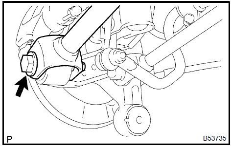 Separate rear suspension arm assy No.2 LH