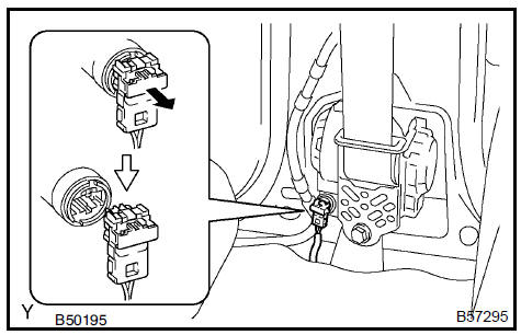 11. REMOVE FRONT SEAT INNER BELT ASSY RH