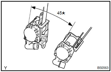 Install front seat outer belt assy RH