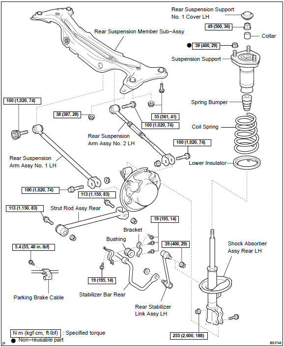 Rear wheel alignment