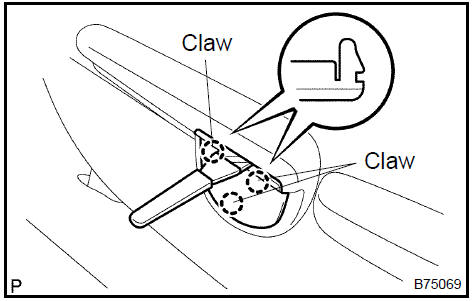 6. REMOVE RECLINING POWER SEAT SWITCH KNOB