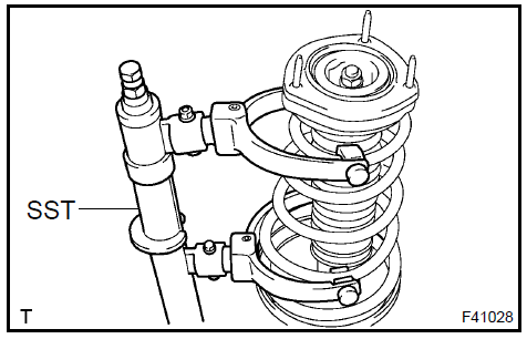 14. INSPECT SHOCK ABSORBER ASSY REAR LH