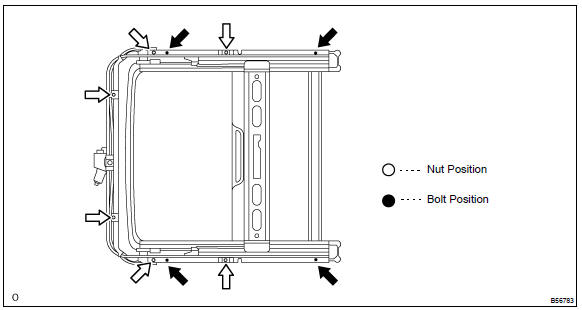 Remove slide roof rail sub-Assy