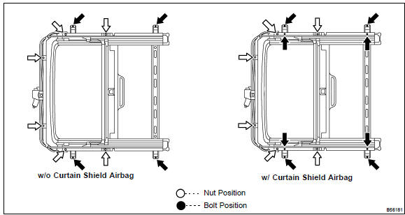 10. REMOVE SUNSHADE TRIM SUB−ASSY