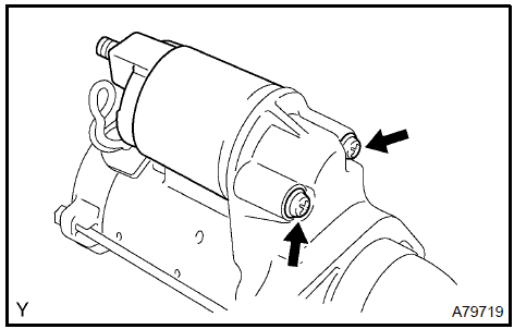 e. Connect the lead wire to the magnetic switch with the nut.Torque: 10