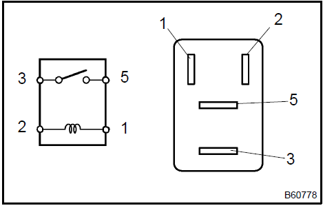  Inspect starter relay assy