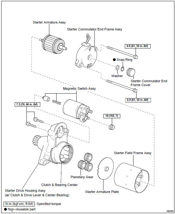 Generator assy (1MZ−FE/3MZ−FE)