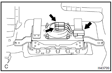 Connect instrument panel wire No.2