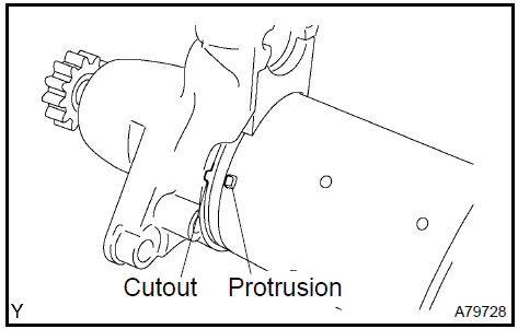 b. Install the field frame with the 2 through bolts.Torque: 6.0