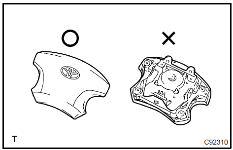 9. REMOVE STEERING WHEEL ASSY